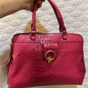 Cato Pink Tote with Gold Accent